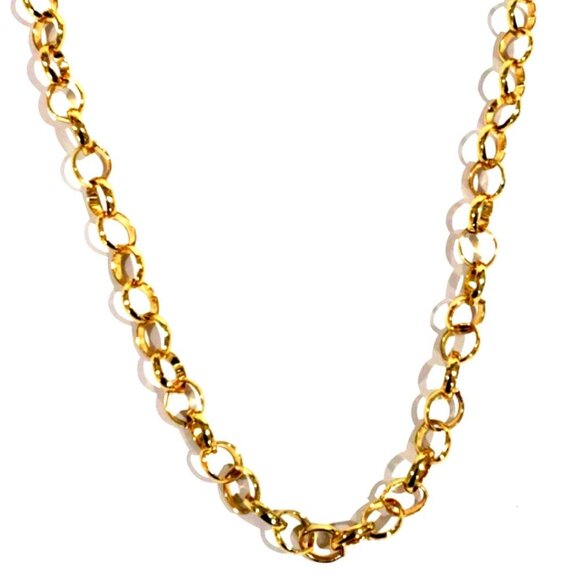 Charming Charlie Gold Chunky Chain Necklace – Polished Statement Women's Jewelry - Picture 3 of 10